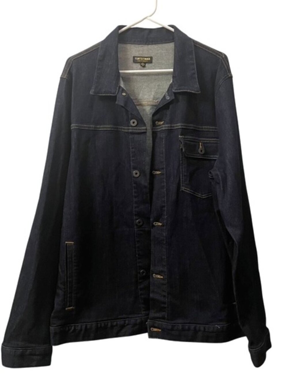 Men's Flint and Tinder Stretch Denim Trucker Jacket Size 2X